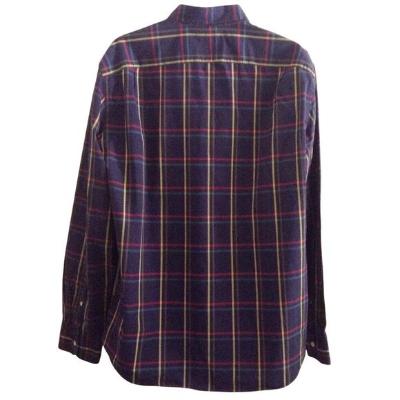 J Crew Shirt Men's Extra Large Blue Check Classic Date Night - Picture 3 of 4